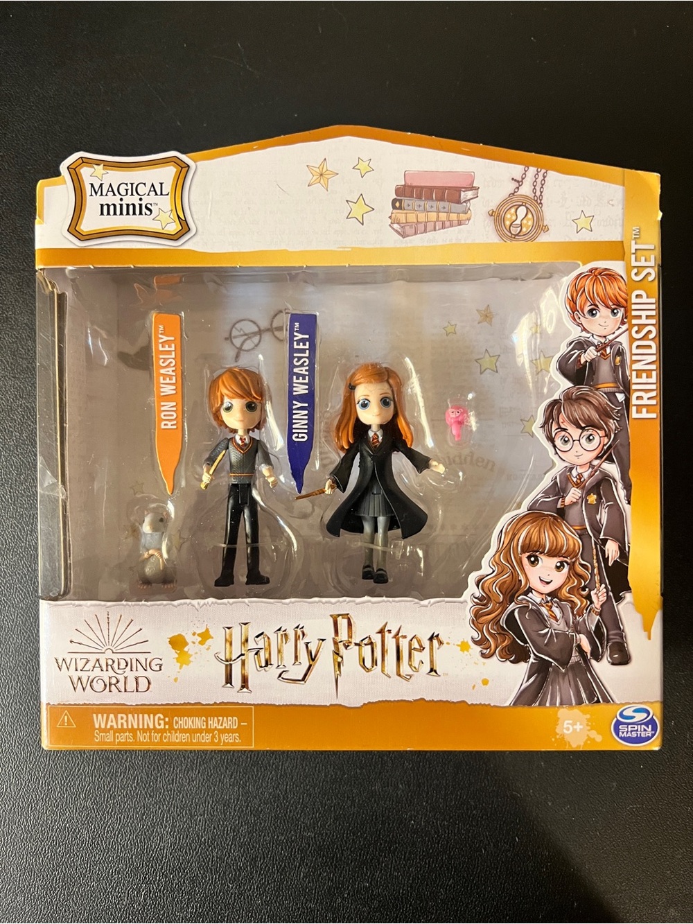 Wizarding World Potter Magical Minis Ron & Ginny Weasley Friendship Set NEW